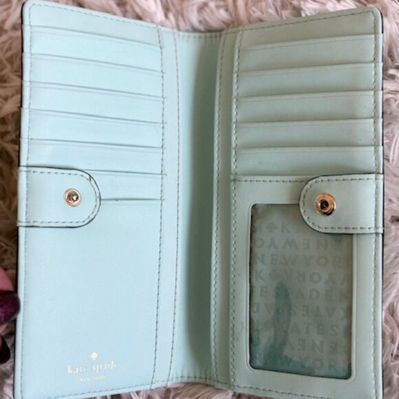Kate Spade Staci Large Slim Bifold Wallet - EUC - Picture 6 of 7
